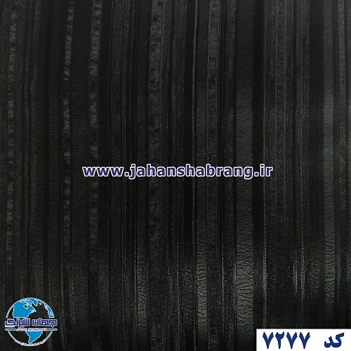 طرح کاغذ دیواری مشکی برجسته مات یورو دکور کد 7277