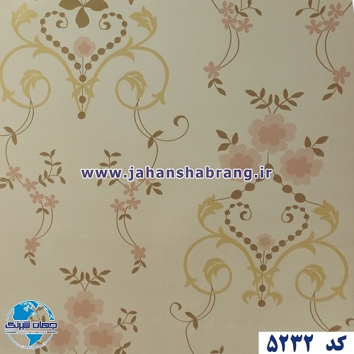دکوری طرح کاغذ دیواری برجسته مات یوروفیکس کد 5232