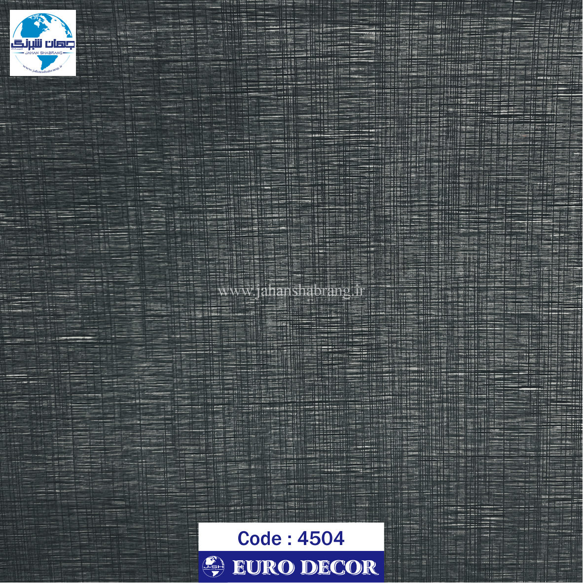 دکوری طرح بتن کاغذ دیواری برجسته مات سبز خط دار یورو دکور کد 4504