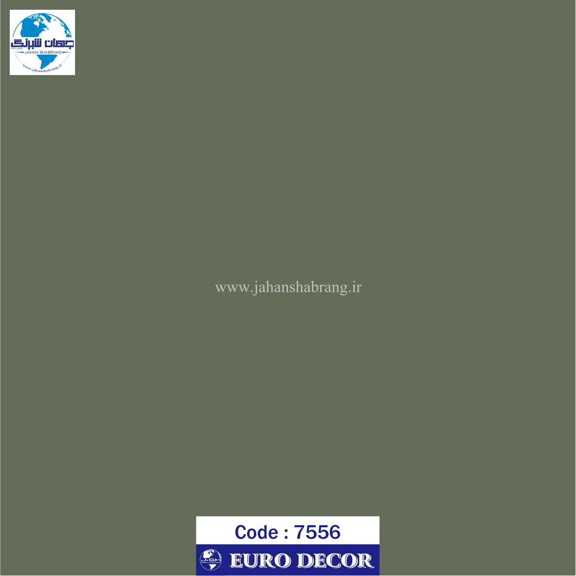 دکوری سبز پاستلی یورو دکور‏ ‏‏کد 7556