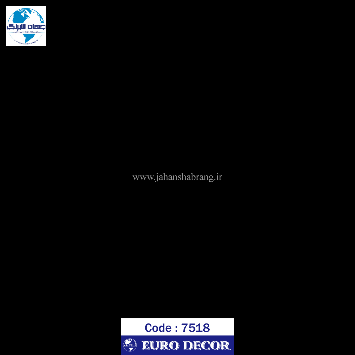 دکوری طوسی تیره برجسته مات 60c*25 یورودکور چین 7518