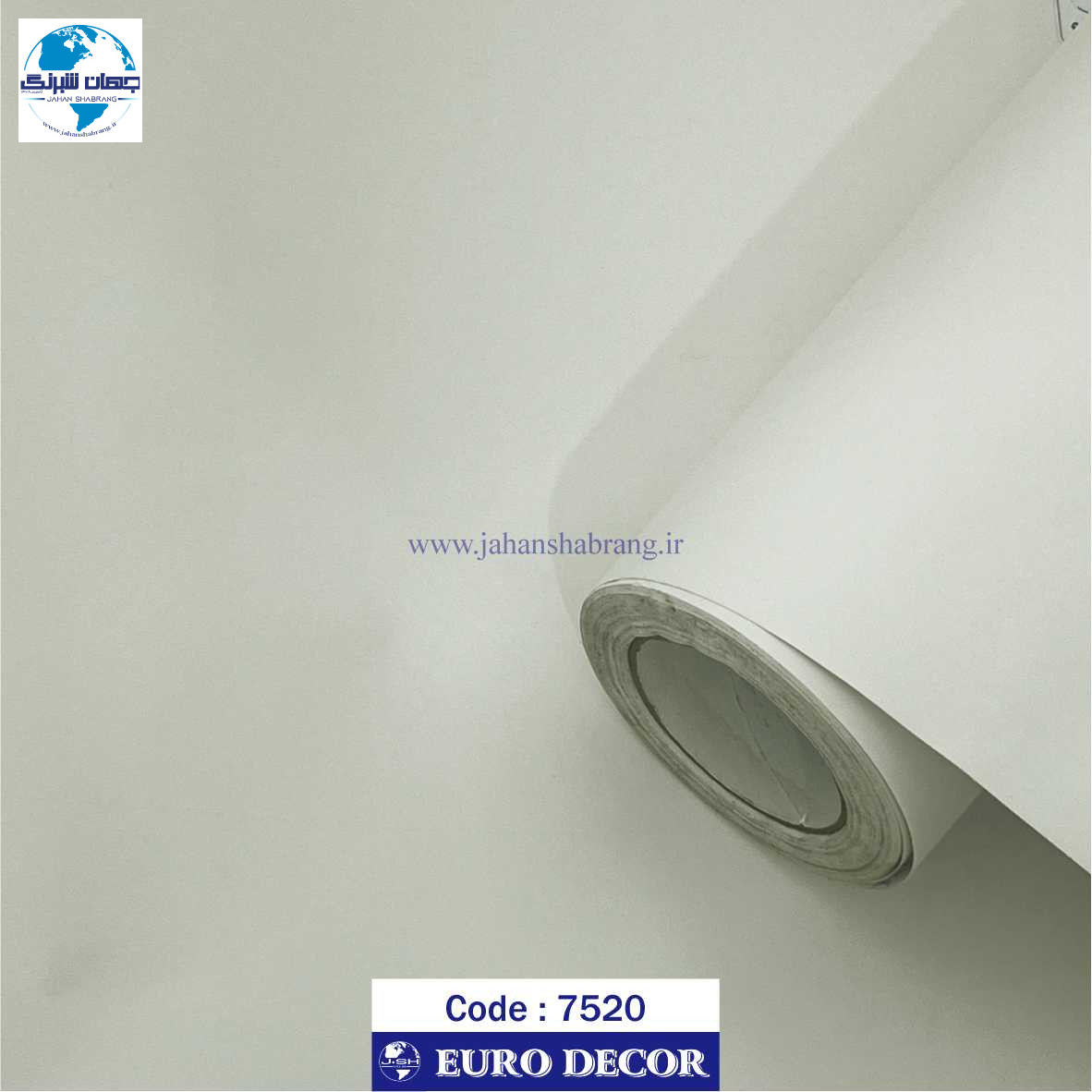 دکوری کرم روشن برجسته مات 60c*25m یورودکور چین 7520