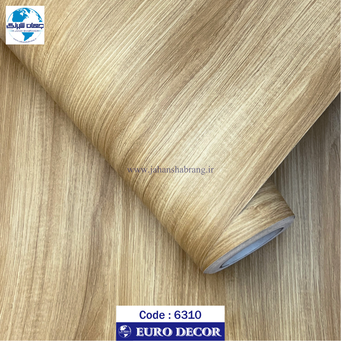 دکوری طرح چوب برجسته مات یورو دکور کد 6310