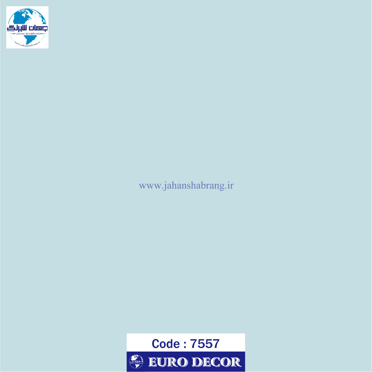 دکوری پاستلی آبی روشن یورو دکور‏ ‏‏کد 7557