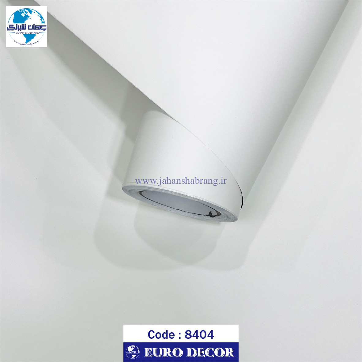 دکوری‏ ‏سافت تاچ سفید 60c*25m یورو دکور‏ ‏‏کد 8404