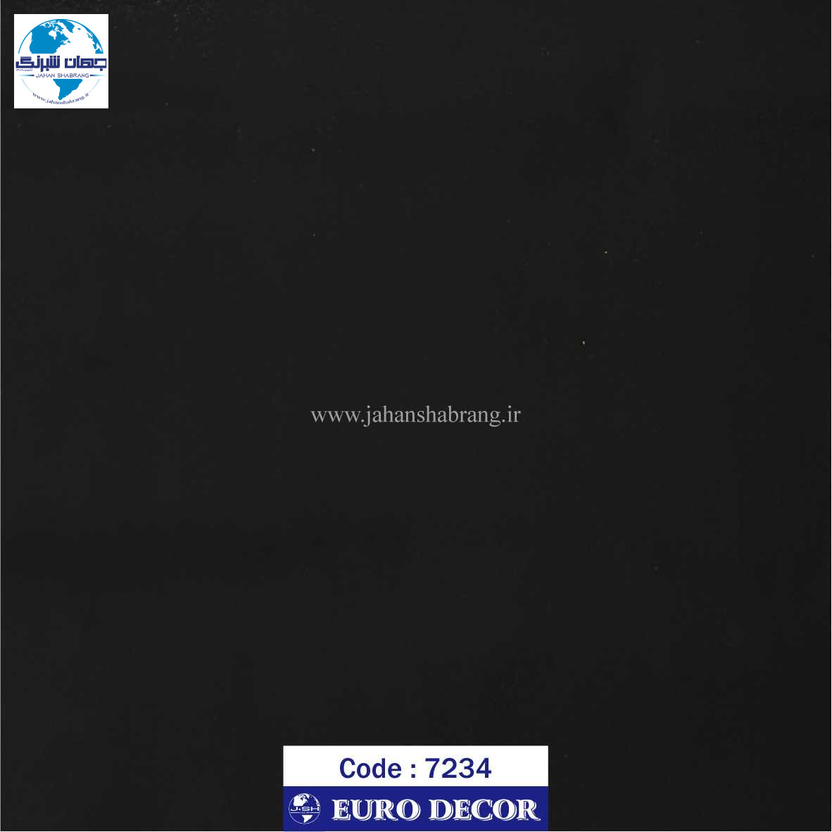 دکوری - چرم نقطهای مشکی برجسته مات یورو دکور کد 7234
