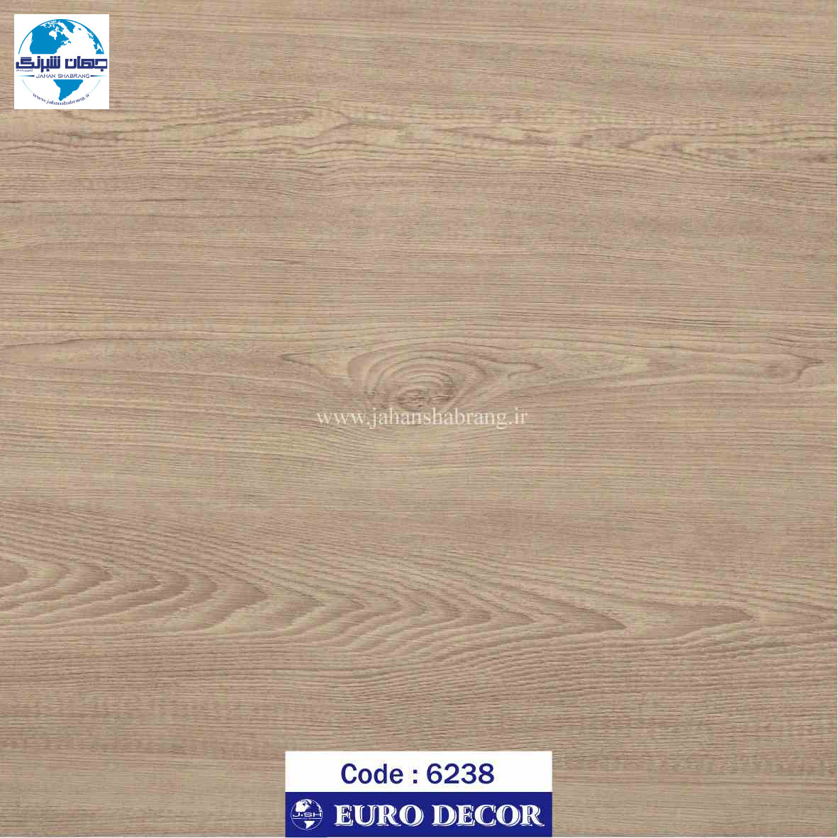 دکوری طرح چوب برجسته مات یورو دکور کد 6238