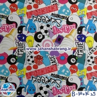 بمب‏ ‏استیکر‏ ‏‏فانتزی‏ ‎‏یورو دکور‏ کد ‏‎B-304‎