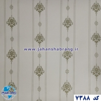 طرح‏ ‏کاغذ‏ ‏دیواری‏ کرم‌روشن ‏‏برجسته‏ ‏‏مات‏ ‏یورو دکور‏ ‏‏کد ‏7388