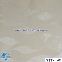 طرح‏ ‏کاغذ‏ ‏دیواری‏ کرم‌روشن ‏‏برجسته‏ ‏‏مات‏ ‏یورو دکور‏ ‏‏کد ‏7420