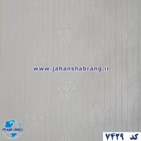 طرح‏ ‏کاغذ‏ ‏دیواری‏ سفید برجسته مات‏ ‏یورو دکور‏ ‏‏کد ‏7429