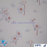 طرح‏ ‏کاغذ‏ ‏دیواری گل سفید برجسته مات‏ ‏یورو دکور‏ ‏‏کد ‏7321
