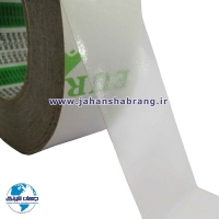 چسب‏ ‏دوطرفه‏ ‏‏شیشه‌ای روکش سفید 100cm*50m ‏کد‏ WTS