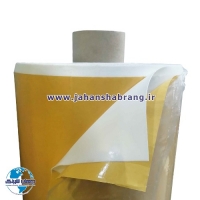 چسب‏ ‏دوطرفه‏ فوم سفید روکش زرد 102cm*50m ‏کد‏ TP14