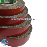 چسب‏ ‏دوطرفه‏ فومی مشکی دو رو کاغذ قرمز و زرد 2 سانتی ‏کد‏ RTF-2B-2