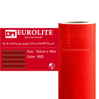 شبرنگ اقتصادی لانه زنبوری پریسماتیک راه راه 122c*45 قرمز یورولایت چین کد DM3330-2