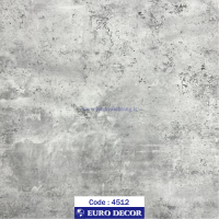 دکوری‏ ‏طرح‏ ‏سنگ‏ سیمان طوسی متوسط برجسته مات‏ ‎‏یورودکور کد 4512