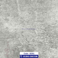 دکوری طرح سنگ مات بتن پفکی طوسی متوسط یورو دکور کد 8261