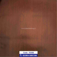 دکوری طرح چوب قهوه ای تیره مات 60c*25 یوروفیکس چین 6307