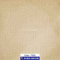 ‎دکوری‏ ‏طرح‏ کنف کرم روشن‏ ‎60c*25‎یورودکور‏ ‎چین‏ ‎7551‎