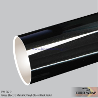 روکش‏ ‏بدنه‏ براق متالیک مشکی - طلایی یورو رپ ‏‏کد EW-EG-01