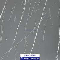 دکوری‏ ‏طرح‏ ‏سنگ‏ مات طوسی رگه سفید یورودکور  ‏‏کد 3540