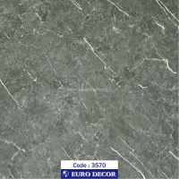 دکوری طرح سنگ طوسی ساده مات 60c*25 یورودکور چین کد3570