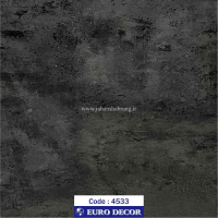 دکوری طرح سنگ ساده هایگلاس طوسی تیره 60c*25 یورودکور چین کد 4533