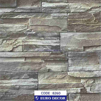 دکوری طرح آجر پفکی مات یورو دکور کد 8260