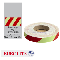 رول نوار شب نما کج راه قرمز / NRR-2.5 / 2.5 C X 45 M