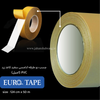 چسب‏ ‏دوطرفه‏ آدامسی سفید یک‌رو کاغذ 102cm*25m ‏کد‏ APC-93