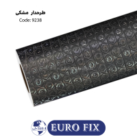 روکش بدنه سه بعدی انتزاعی مشکی یوروفیکس کد9238