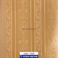 طرح‏ ‏کاغذ‏ ‏دیواری‏ طلایی برجسته ‏‏مات‏ ‏یورو دکور‏ ‏‏کد ‏7432